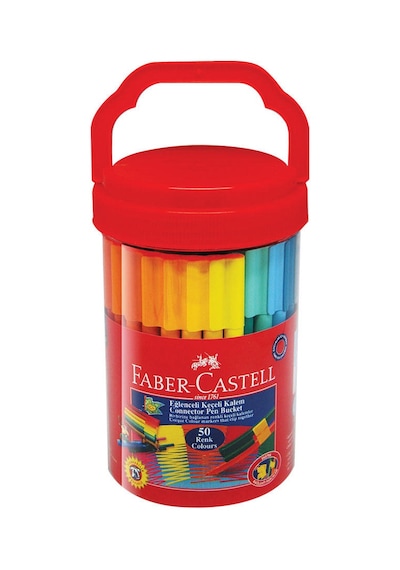 Faber-Castell Eğlenceli Keçeli Boya Kalemi 50'li