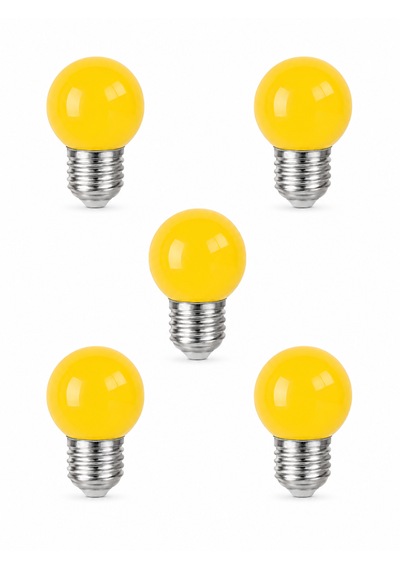 Bafra Lighting 1w Led Ampul, E27 Duy, Düşük Enerji Tüketimi Gece Lambası 5 Adet