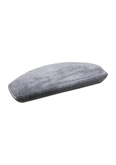 Oval Kendinden Yapışkanlı Tufting Merdiven Basamak Paspası - Açık Gri / Adet Olarak Satılır Renkli