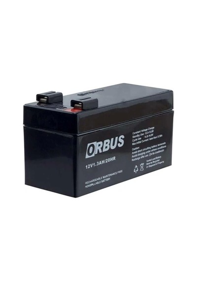 Orbus 12 Volt 1.3 Amper Kuru Akü Orb12-1.3 96x42x52 Mm