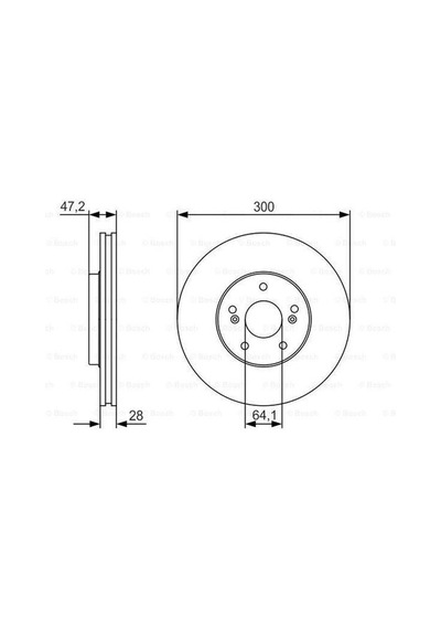 Bosch 0986479r47 Fren Diski 45251seaj01