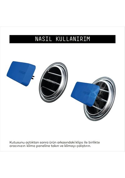 Araba Klima Kokusu, Flat Oto Kokusu 3'lü Set - 60 Gün Etkili Araç Kokusu Artistic