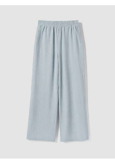 Lcw Modest Mavi Beli Lastikli Kadın Krep Pantolon