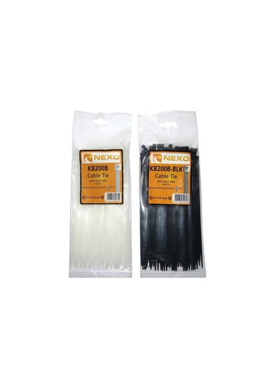 150x3,60mm Kablo Bağı Cırt Kelepçe Beyaz 300 Adet +100 Adet Hediye