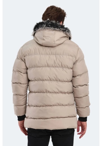 Slazenger St23je027 Heck Erkek Kapüşonlu Şişme Mont - Slazenger - Taş Taş