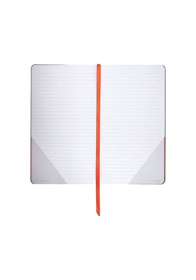 Jotzone Siyah-turuncu Large Çizgili Defter & Tükenmez Kalem Set Çok Renkli