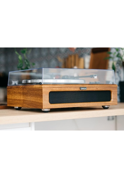 Lenco Ls-410 Wa Ahşap 4 Hoparlörlü Bluetoothlu Pikap Plak Çalar