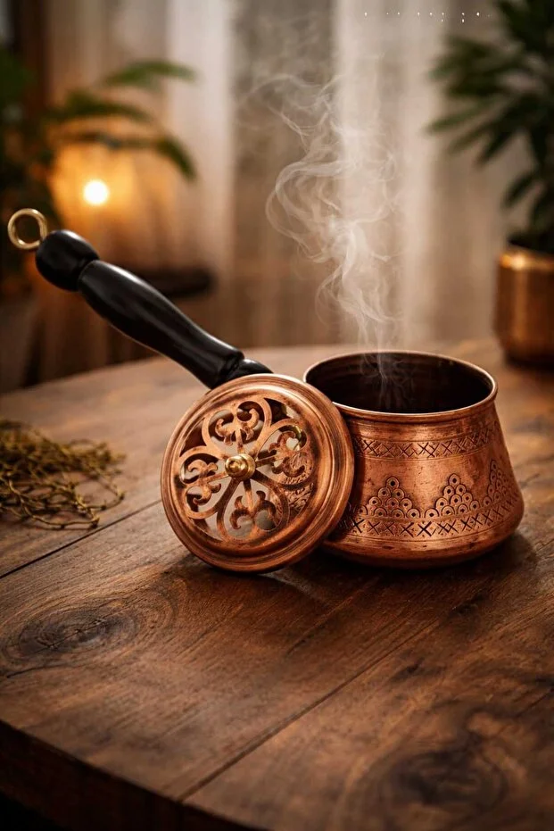 Banum Luxury Şık Ve Otantik Bakır Tütsülük - Ruhunuzu Dinlendiren Atmosfer