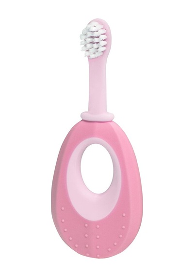 Humble Brush Baby Bebekler İçin Alıştırma Diş Fırçası - Pembe 2 Adet