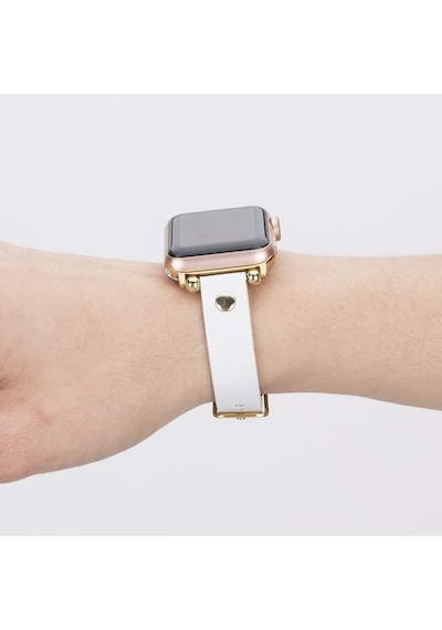 Bouletta Apple Watch Uyumlu Deri Kordon 38-40-41mm Frg F3 Beyaz