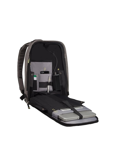 Ka6-08-001 15.6" Securipak Notebook Sırt Çantası Gri Çok Renkli