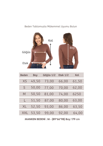 Likralı Pamuk Tişört-slim Fit -açık Kahve Açık Kahve