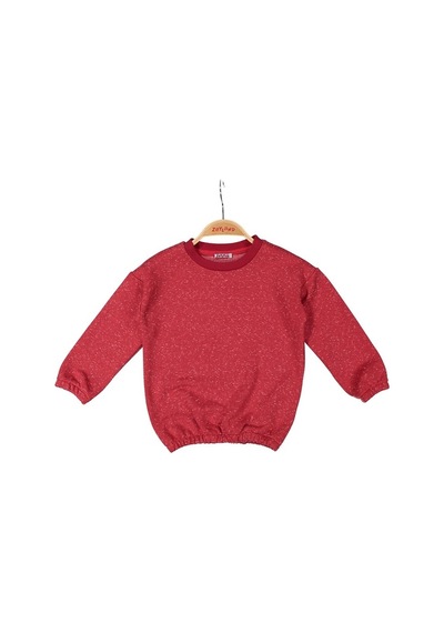 Zeyland Unisex Çocuk Basic Sweatshirt (2-12Yaş) Kırmızı