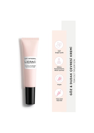 Lierac Lift Integral Eye Cream Sıkılaştırıcı, Besleyici, Vegan, G
