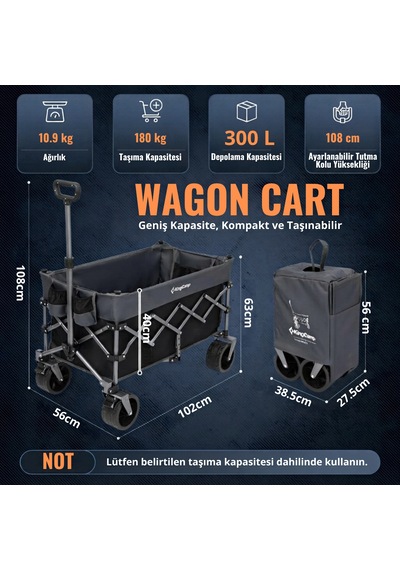 Kingcamp Trailmate L7 Xl 300l Premium Vagon Taşıma Aracı