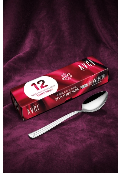 Avcı Yakamoz 12 Adet Yemek Kaşığı
