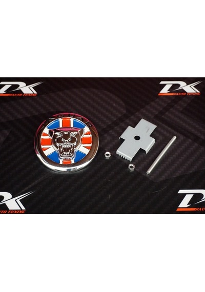 Jaguar English Flag Vidalı Ön Panjur Izgara Panter 3M 3D Logo (548752921)