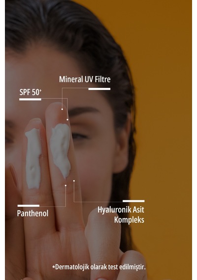 Kuru Ciltler İçin Güneş Kremi Suncare+ Spf 50+ Faktör Nemlendirici Güneş Kremi 50ml