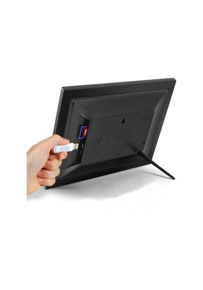 Ayrex Otomatik Slayt Gösterisine Sahip 7 Inç Lcd Dijital Fotoğraf Çerçevesi Usb/sd At710 Beyaz Diğer