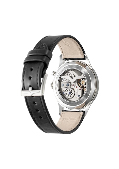 Vulcain Cricket President 39mm Black Limited Edition Mekanik Alarm Erkek Kol Saati Metalik