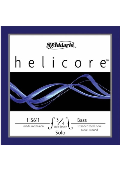 D'Addario Hs611 3/4M Helicore Solo A Kontrabas Teli (La)