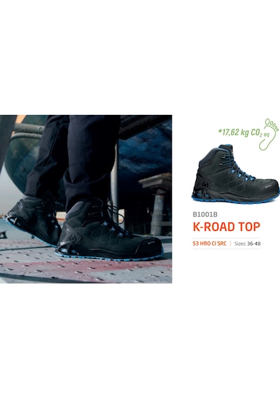 Base B1001b K-road Top S3 Hro Src İş Botu Siyah