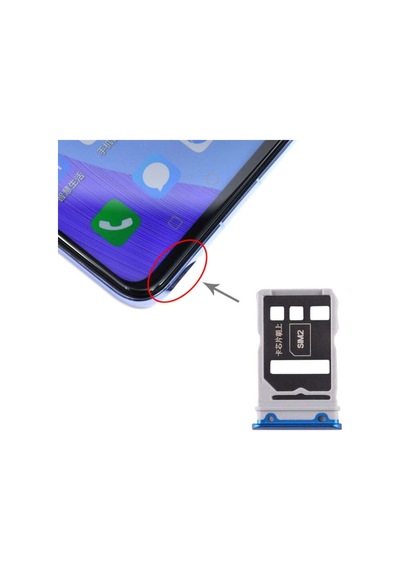 Honor V30 Pro / Honor V30 Koyu Mavi Uyumlu Sim Kart Tepsisi