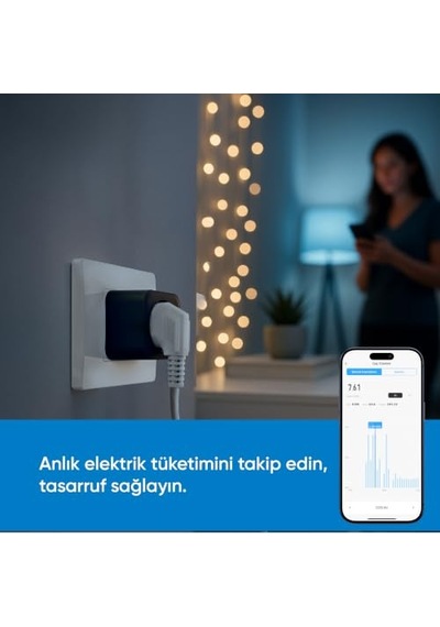 Şımart Akıllı Wi-fi Priz Zaman Ayarlı, Akım Korumalı, Uzaktan Kontrol