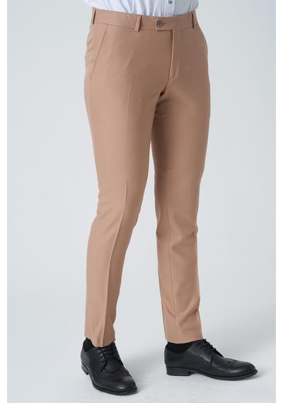 White Stone Alcácer Do Sal P1025 Slim Fit Kumaş Pantolon Bej Bej