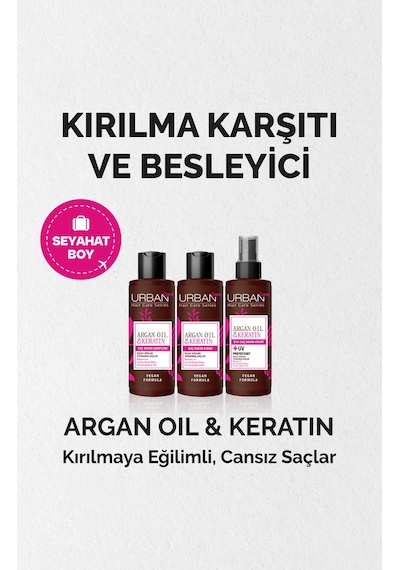 Argan Oil & Keratin Şampuan 100 Ml