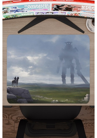 Shadow Of The Colossus Dikişli Kauçuk Oyuncu Mousepad V2 - 48x40 Xl Gaming Mouse Pad