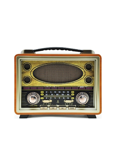 Bayındır Elektronik M-2027BT  Bluetooth Hoparlör Nostaljik Portatif Radyo