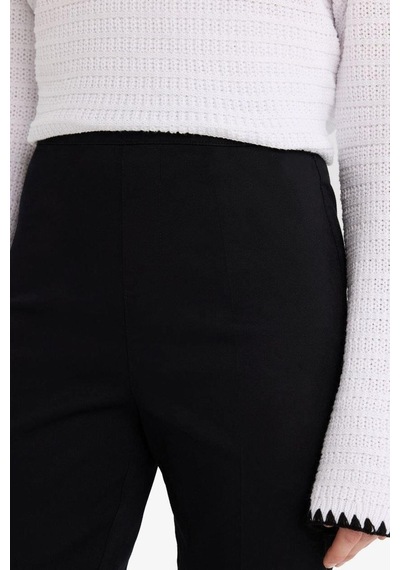 Defacto Sigaret Normal Bel Saten Pantolon J8743az26spbk27 Siyah-bk27