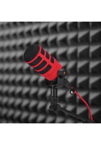 Premium Pop Filtre Podmic Ve Podmic Usb Için Kırmızı
