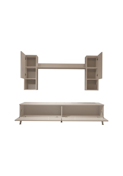 Decoraktiv Eko 5da Mdf Std Gold Tv Ünitesi Tv Sehpası Beyaz