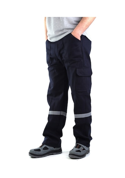Eser - 7-7 Gabardin Kom.Cepli İş Pantolonu Reflektörlü - Kışlık-L