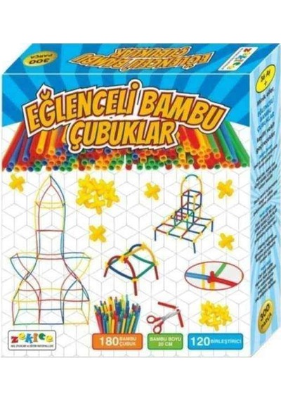 Eğlenceli Bambu Çubuklar 300  Parça