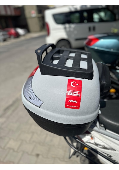 Arwiç 46 Litre Nardo Gri Motosiklet Arka Çantası Yeni Üretim