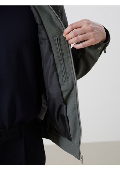 Lcw Vision Yeşil Slim Fit Gömlek Yaka Erkek Ceket