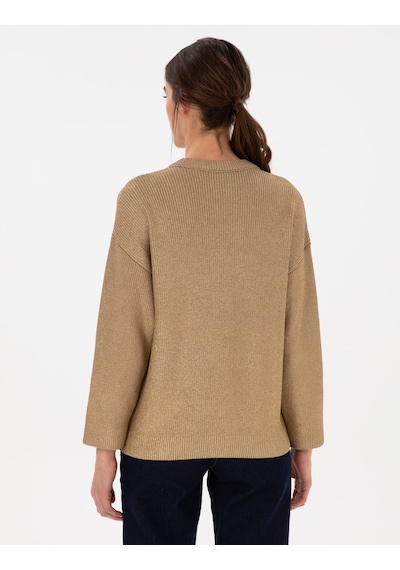 Pierre Cardin Bej Comfort Fit Kazak 50290599-vr011