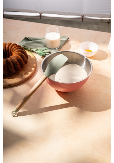 Emsan Rustik Silikon Spatula Yeşil