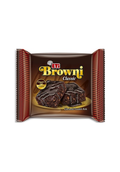 Eti Browni Klasik Çikolatalı Fındıklı Kek 200 G - 8 Adet Tarı