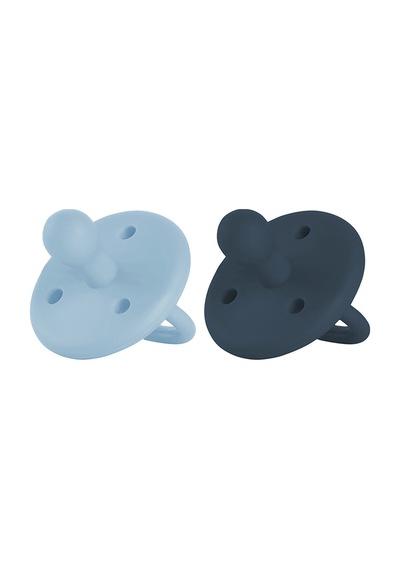 2'li Emzik 0+ Ay - Mineral Blue / Deep Blue 3 Adet