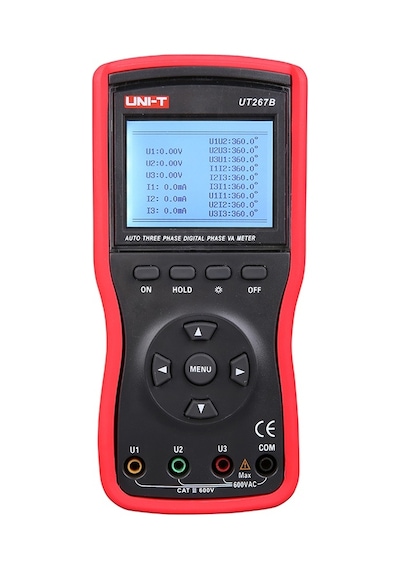 Unit Ut-267b Akıllı 3 Fazlı Kelepçe Voltammetre
