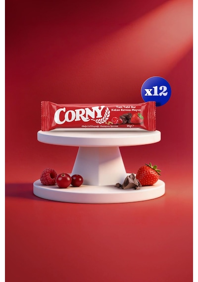 Corny Tahıl Bar Kakao Ve Kırmızı Meyve X 12 Adet