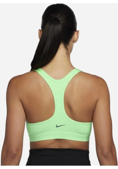 Nike Dri-fit Swoosh Kadın Yeşil Spor Sütyeni