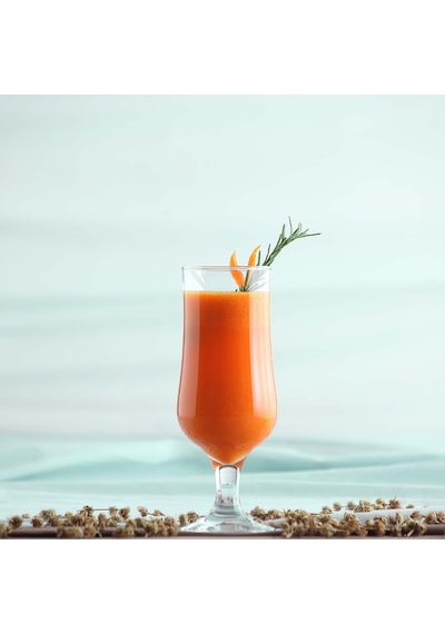 LAV Nevakar Cam Kokteyl Bardağı 6'lı 385 ml (Meşrubat/Smoothie /Milkshake/Soğuk Kahve Bardağı )
