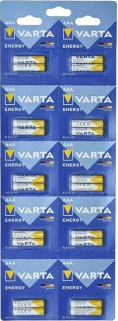 Varta 4103229482 Lr03 1.5 Volt Alkalin 20'li İnce Aaa Kalem Pil