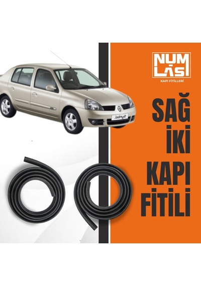 Renault Symbol 1.nesil Sağ Ön Ve Arka Kapı Fitili-a Kalite-numlas-nm7205