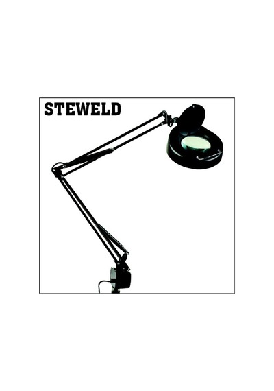 Steweld 8064-1cp 5d Esd Floresanl Işıklı Masa Mengeneli Büyüteç